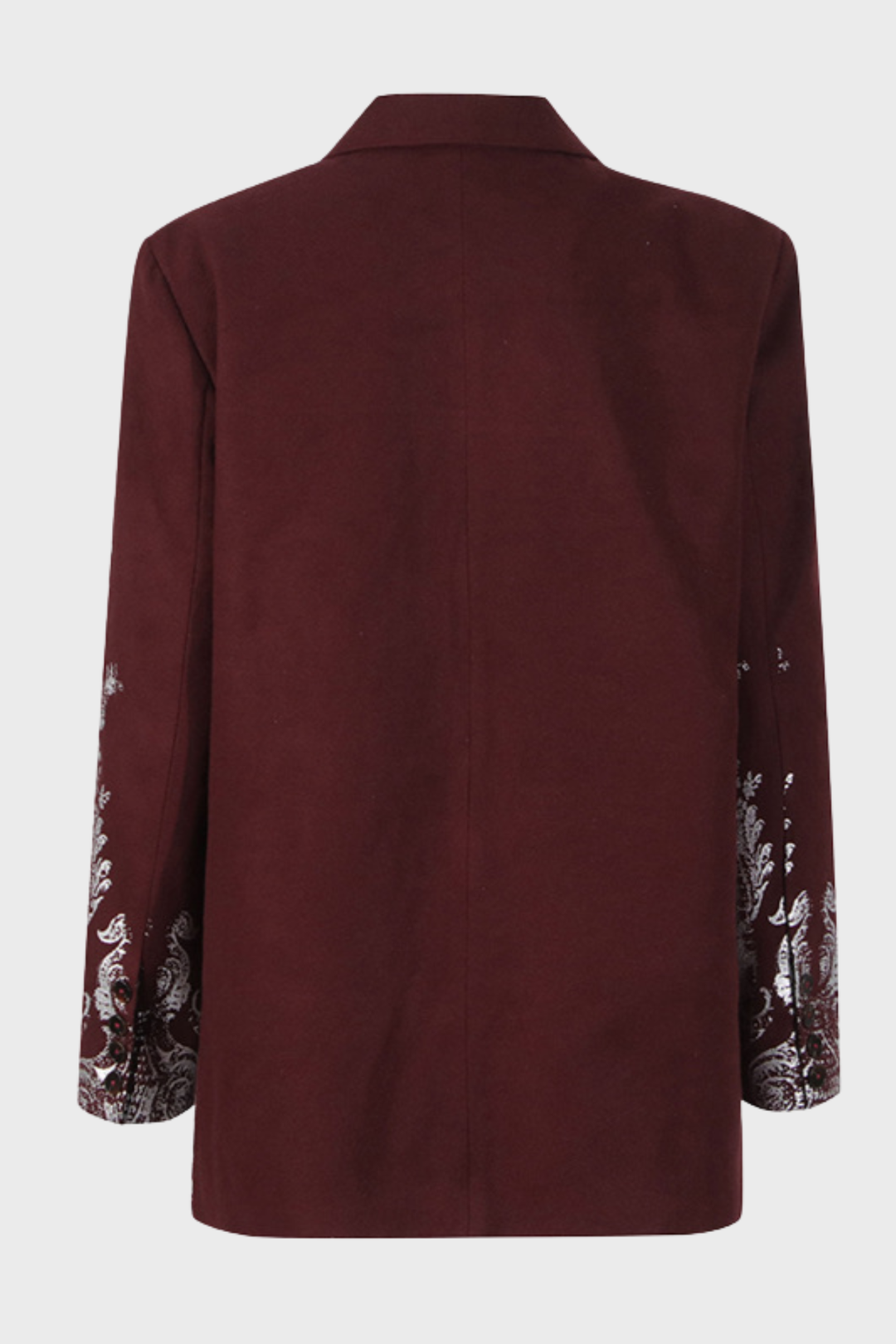 Setha Silver Foil Print Blazer