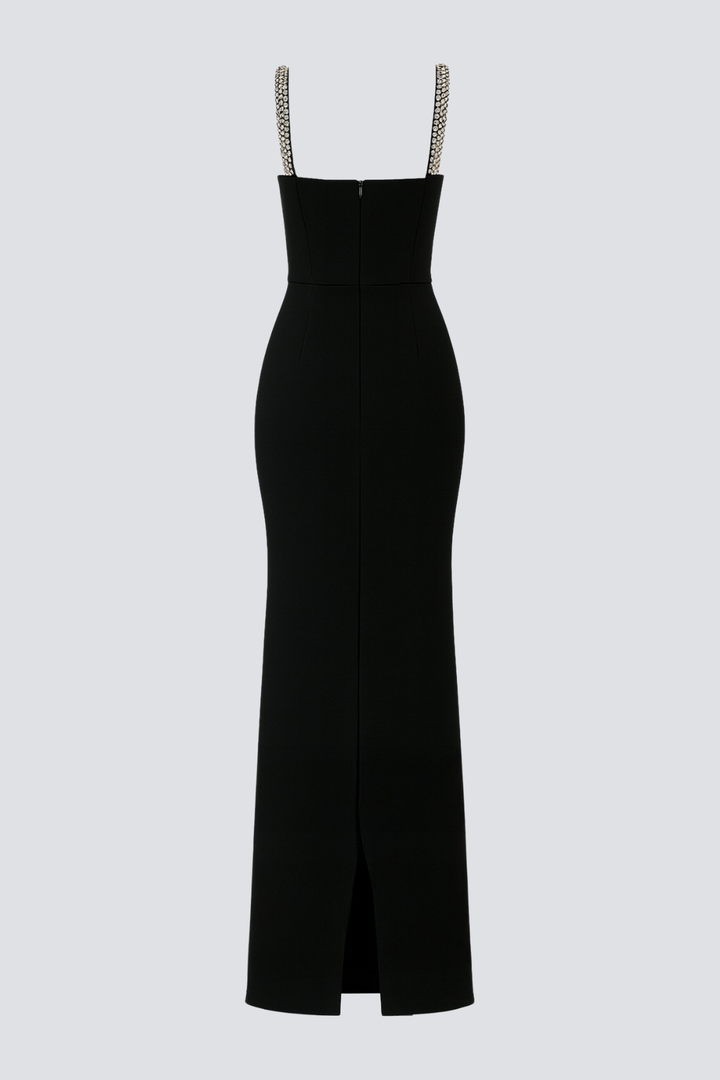 Shalom Crystal Embellished Maxi Dress