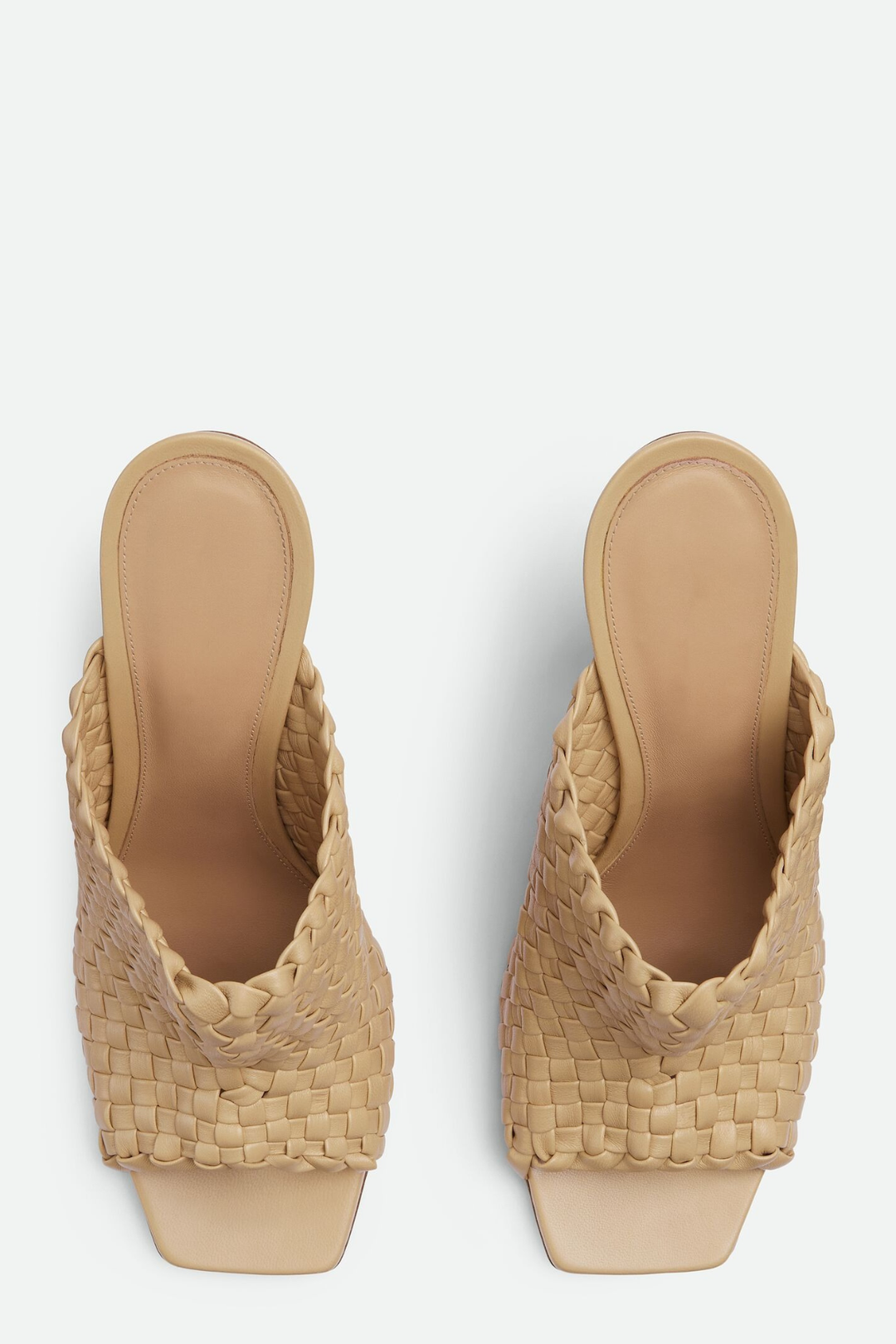 Sierrel Woven Knot Mules - Beige