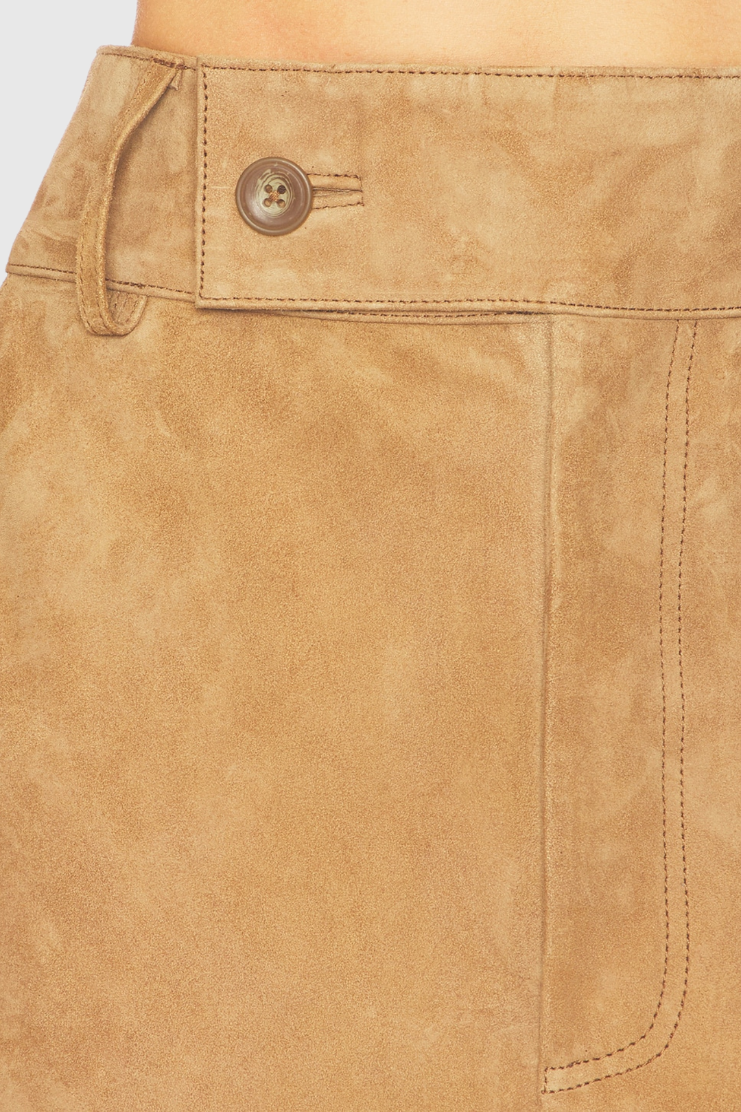 Tekoa Suede Midi Skirt