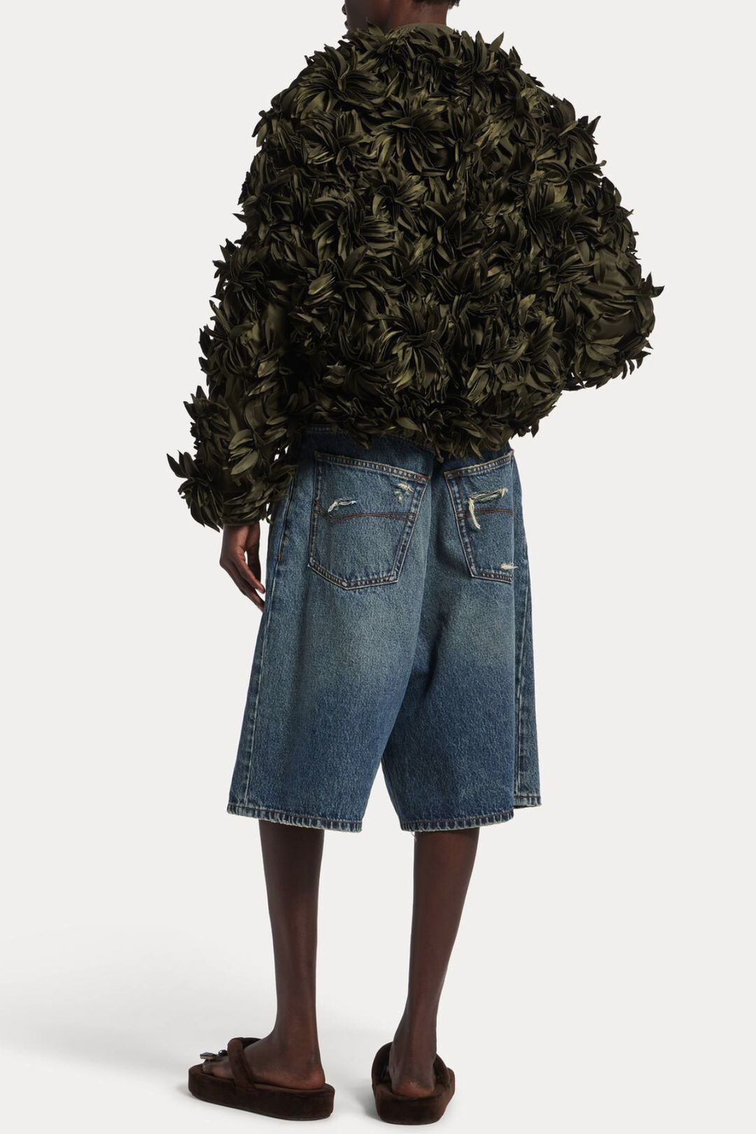 Twyla Folded Denim Shorts