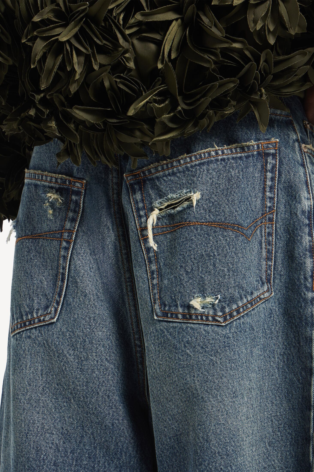 Twyla Folded Denim Shorts