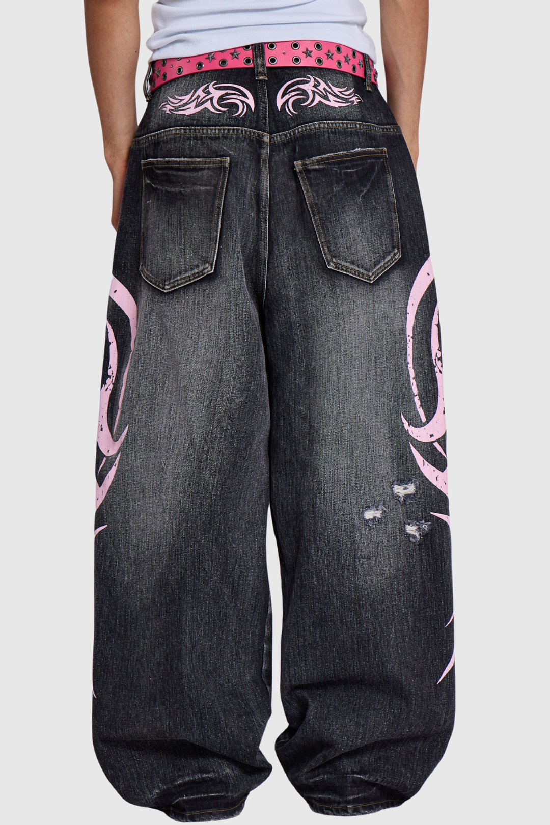 Violaine Blade Print Colossus Jeans - Black