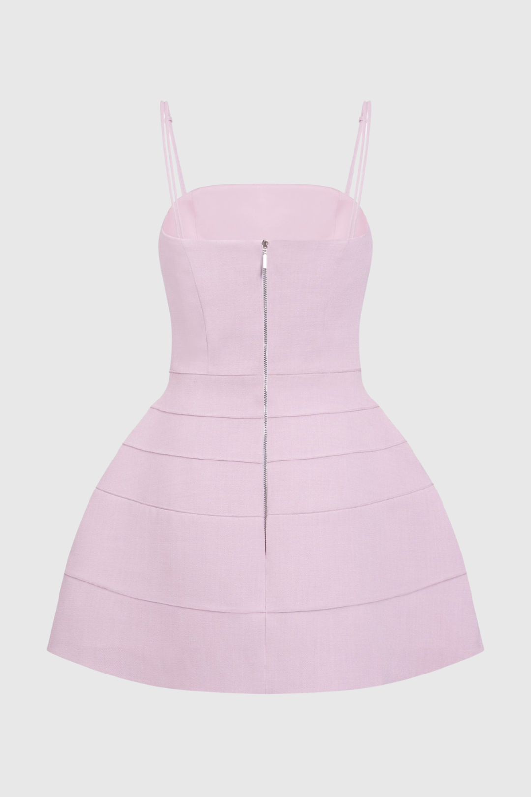 Viseo Pleated Cape Mini Dress