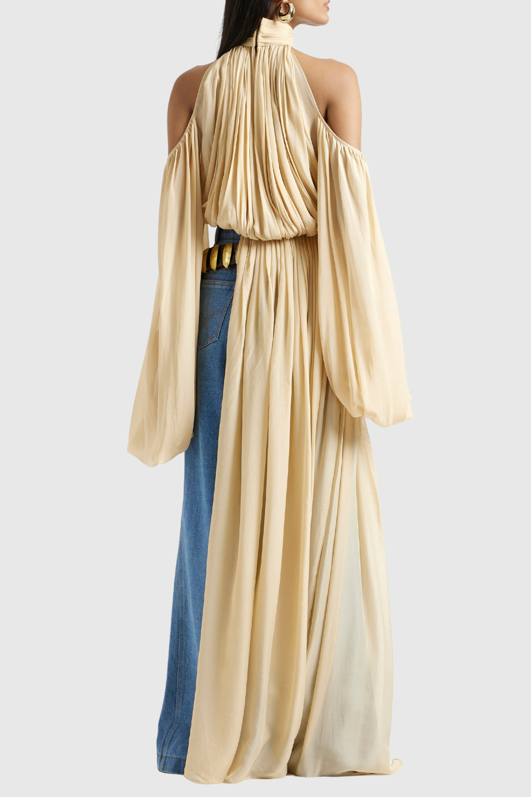 Wildera Draped Top - Beige