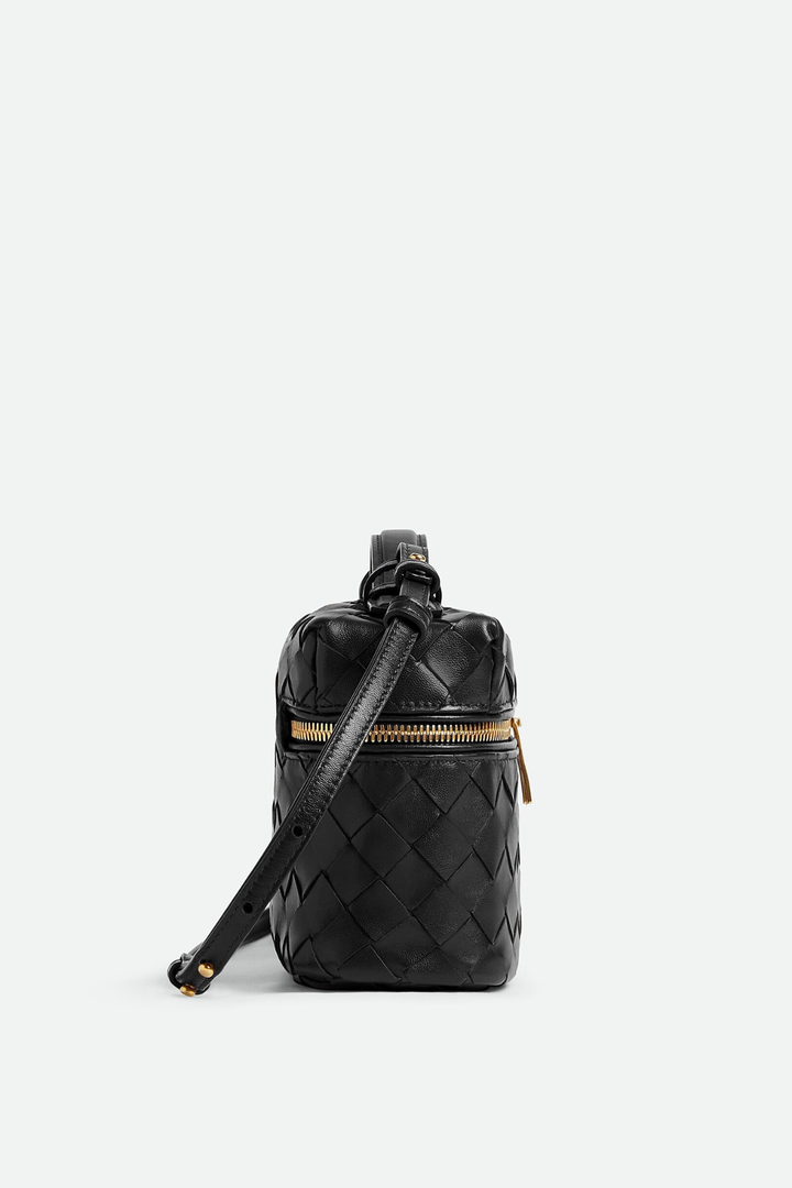 Yaritza Woven Clutch Bag - Black