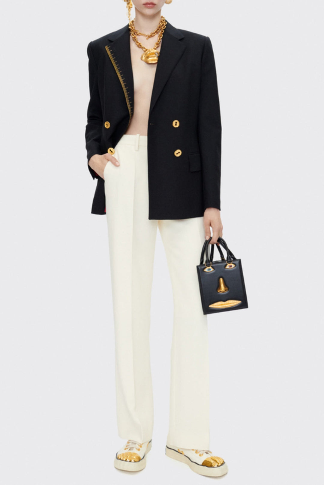 Zeina Measuring Tape Blazer