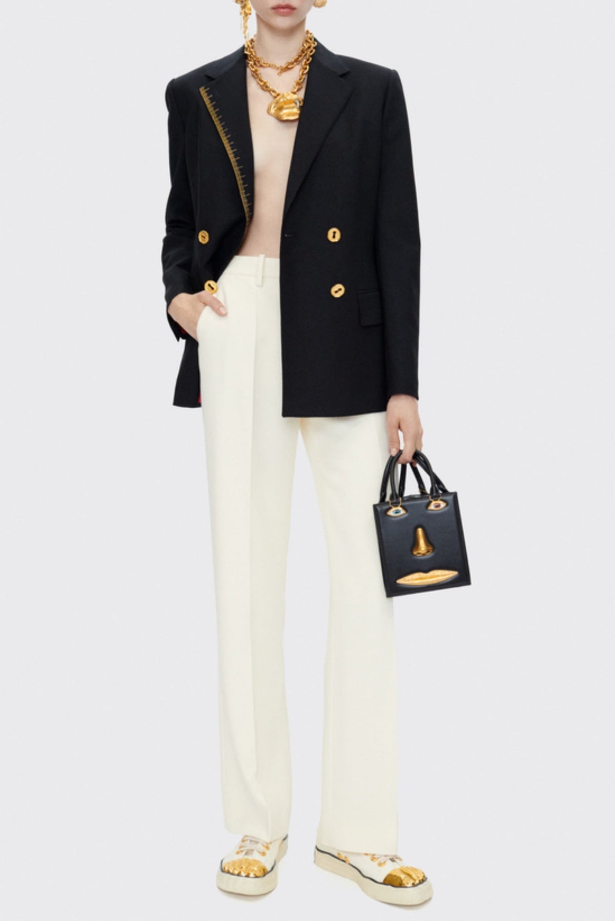 Zeina Measuring Tape Blazer